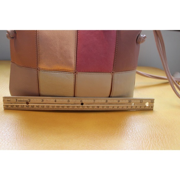 Chi by Carlos Falchi Colorblock Patchwork Handbag - Picture 7 of 11